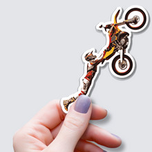 Load image into Gallery viewer, Double Seat Grab Superman Motocross Sticker