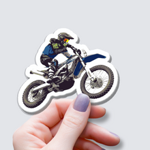 Load image into Gallery viewer, Blue Motocross Dirt Bike - MX Rider