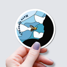 Load image into Gallery viewer, Bee - Have Courage Vinyl Sticker