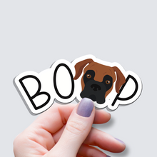 Load image into Gallery viewer, Boxer BOOP Dog Vinyl Sticker