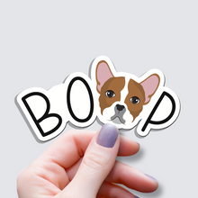 Load image into Gallery viewer, Frenchie BOOP Dog Vinyl Sticker