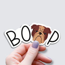 Load image into Gallery viewer, Bull Dog BOOP Vinyl Sticker