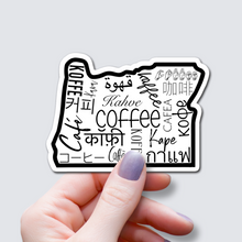 Load image into Gallery viewer, Coffee-Oregon State Vinyl Sticker