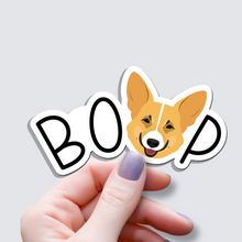 Load image into Gallery viewer, Corgi BOOP Dog Vinyl Sticker