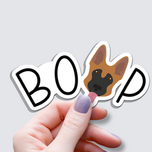 Load image into Gallery viewer, German Shepherd BOOP Dog Vinyl Sticker