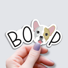 Load image into Gallery viewer, Frenchie BOOP Dog Vinyl Sticker