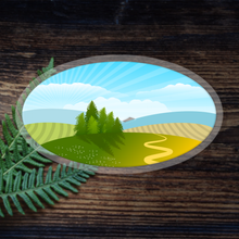 Load image into Gallery viewer, Beautiful Hills Sticker