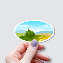 Load image into Gallery viewer, Beautiful Hills Sticker