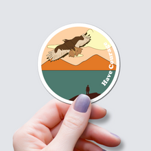 Load image into Gallery viewer, Hawk - Have Courage Vinyl Sticker
