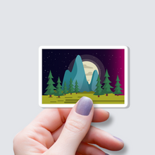 Load image into Gallery viewer, Night in the Mountains Sticker