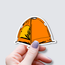 Load image into Gallery viewer, Orange Tent Sticker