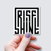 Load image into Gallery viewer, Rise & Shine Word Art Sticker