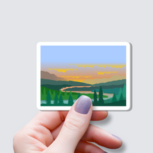 Load image into Gallery viewer, Sunrise in the Mountains Sticker