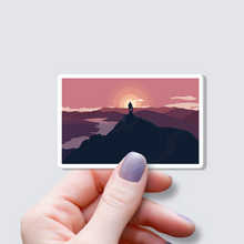 Load image into Gallery viewer, Sunset Mountain Sticker