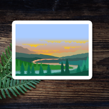 Load image into Gallery viewer, Sunrise in the Mountains Sticker