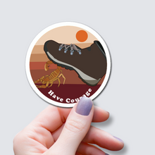 Load image into Gallery viewer, Scorpion - Have Courage Vinyl Sticker