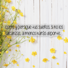 Load image into Gallery viewer, Corre y Persigue Tus Seuños... - Vinyl Sticker