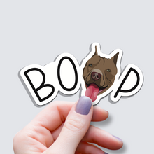 Load image into Gallery viewer, Pitbull BOOP Dog Vinyl Sticker