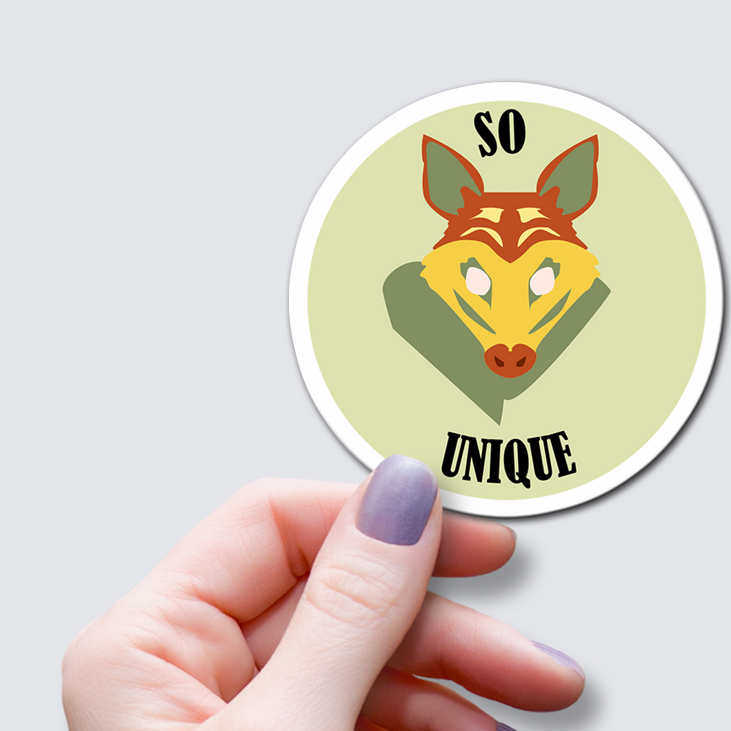 So Unique - Positive Affirmation Bat Vinyl Sticker