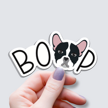 Load image into Gallery viewer, Frenchie BOOP Dog Vinyl Sticker
