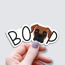 Load image into Gallery viewer, Boxer BOOP Dog Vinyl Sticker
