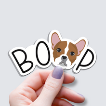 Load image into Gallery viewer, Frenchie BOOP Dog Vinyl Sticker
