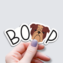 Load image into Gallery viewer, Bull Dog BOOP Vinyl Sticker
