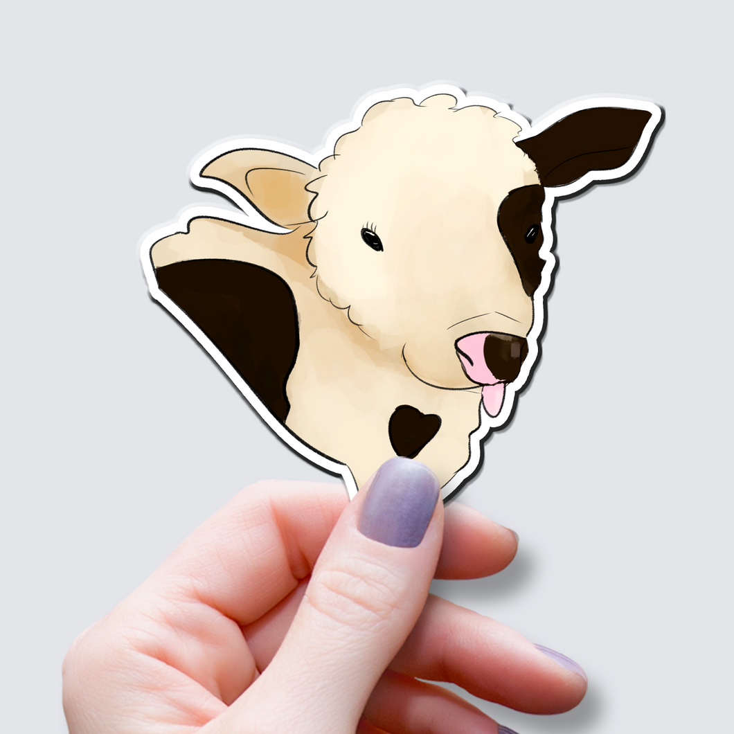 Calf - Barn Animals - Vinyl Sticker