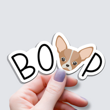 Load image into Gallery viewer, Chihuahua BOOP Dog Vinyl Sticker
