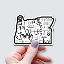 Load image into Gallery viewer, Coffee-Oregon State Vinyl Sticker
