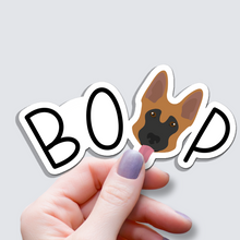 Load image into Gallery viewer, German Shepherd BOOP Dog Vinyl Sticker
