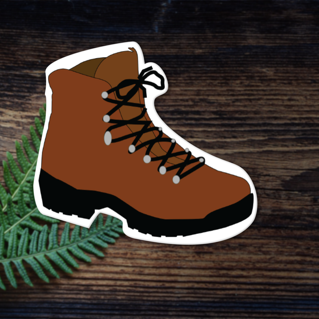 Camping Boots Sticker