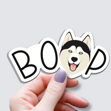 Load image into Gallery viewer, Husky BOOP Dog Vinyl Sticker
