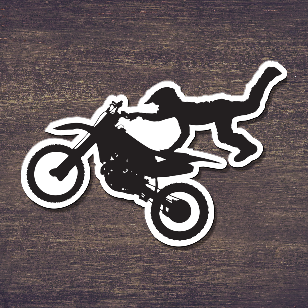 Indian Superman Seat Grab Motocross Sticker