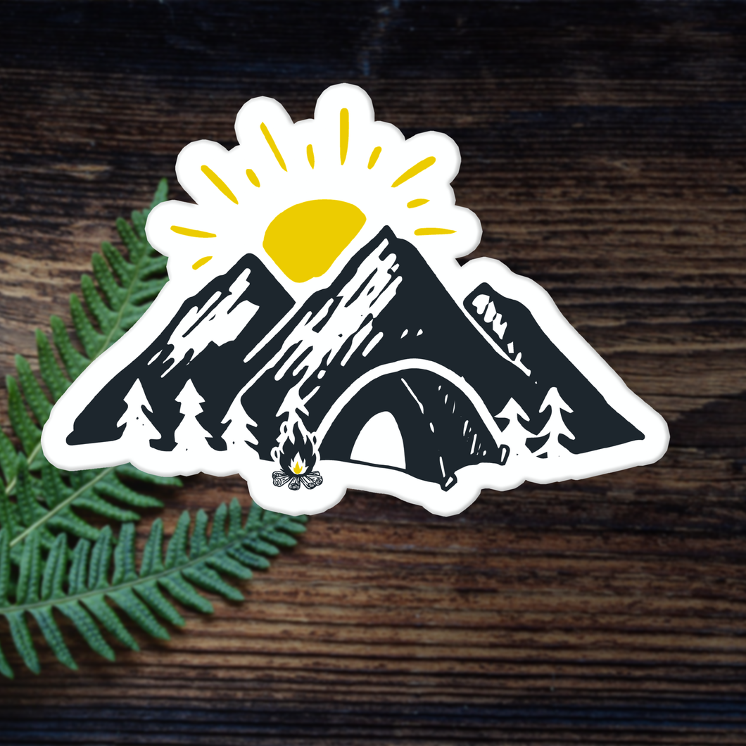 Sunrise Camp Sticker