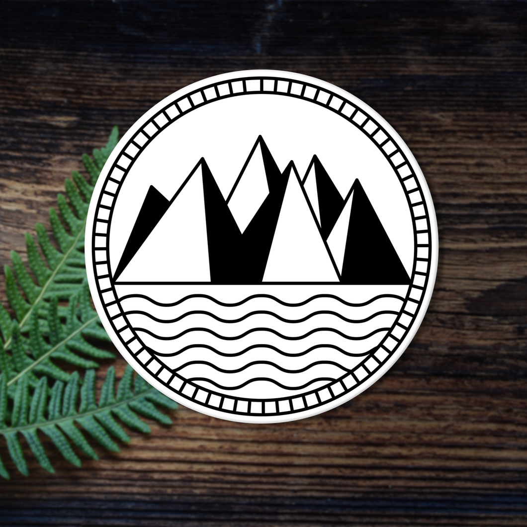 Mountains Sticker