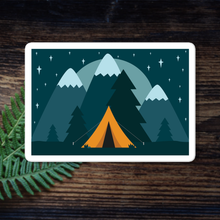 Load image into Gallery viewer, Camping Under the Stars_ Vinyl Sticker
