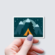 Load image into Gallery viewer, Camping Under the Stars_ Vinyl Sticker
