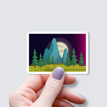 Load image into Gallery viewer, Night in the Mountains Sticker
