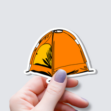 Load image into Gallery viewer, Orange Tent Sticker
