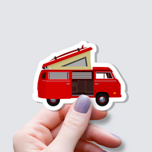 Load image into Gallery viewer, Red Vanagon Sticker
