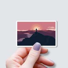 Load image into Gallery viewer, Sunset Mountain Sticker
