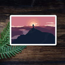 Load image into Gallery viewer, Sunset Mountain Sticker
