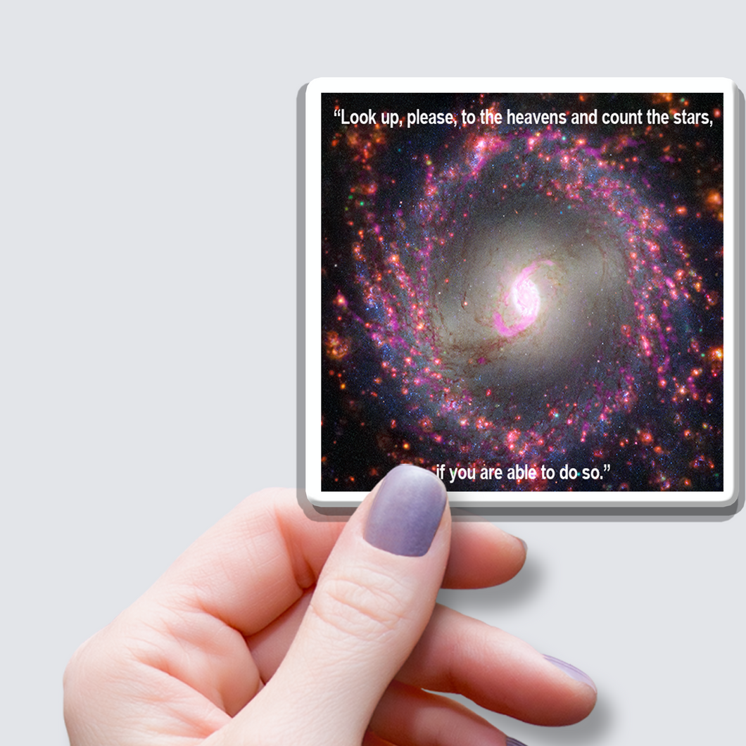 Spiral Galaxy Sticker