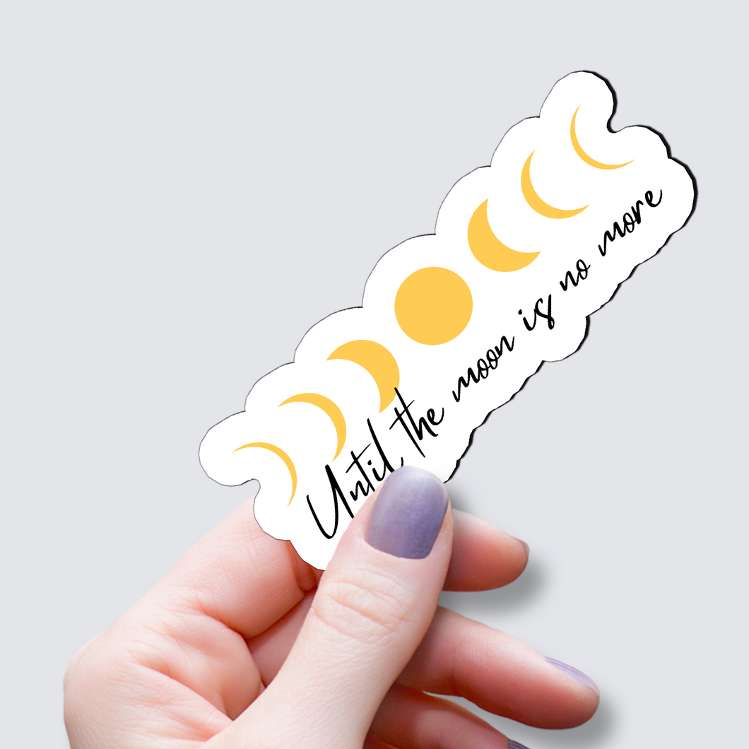 Gold Moon Stages - Vinyl Sticker